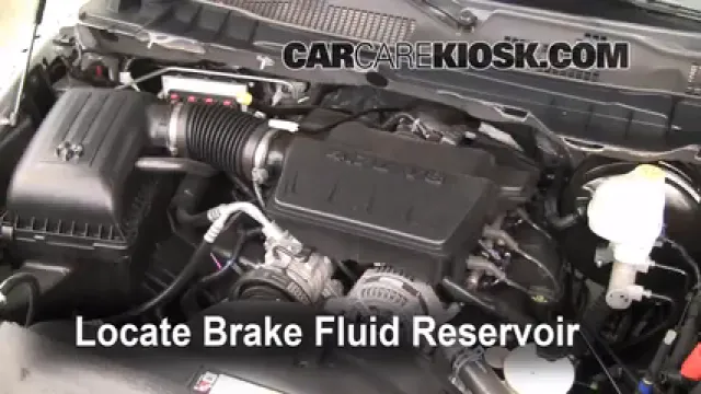 2011 Ram 1500 SLT 4.7L V8 FlexFuel Crew Cab Pickup Brake Fluid Check Fluid Level